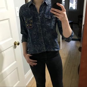 The SOFTEST Acid Wash Denim Shirt